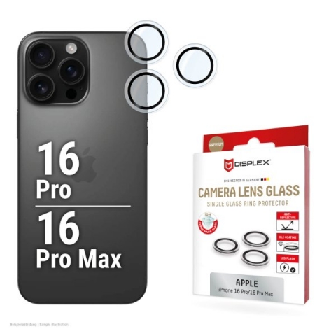 DISPLEX CAMERA LENS GLASS SINGLE IPHONE 16 PRO / 16 PRO MAX
