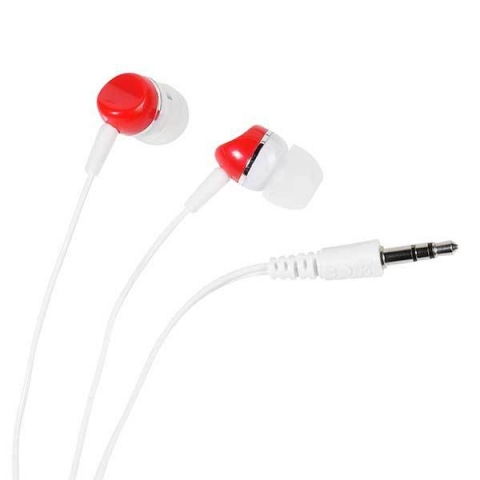 VIVANCO SR3 BUDS STEREO EARPHONES red white