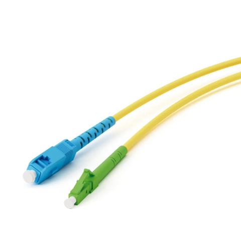 VIVANCO FIBRE OPTIC NETWORK CABLE LC/APC to SC/UPC 10Gbit/s 3m yellow