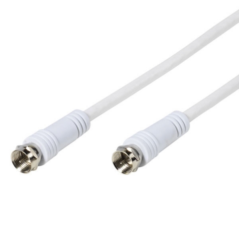 VIVANCO SAT CONNECTION CABLE F PLUG 3m white