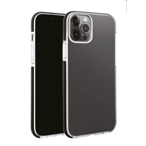 VIVANCO ROCK SOLID CASE IPHONE 13 PRO black transparent backcover