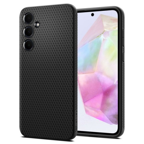 SPIGEN LIQUID AIR SAMSUNG A35 5G black backcover