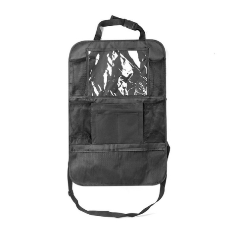 CAR ORGANIZER FOR FRONT CAR SEATS BY-1298 black