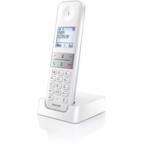ΑΣΥΡΜΑΤΟ ΤΗΛΕΦΩΝΟ PHILIPS D4701W white ανοιχτή ακρόαση