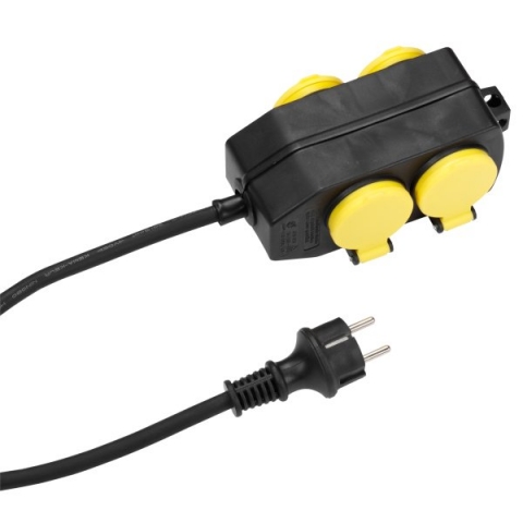 VIVANCO 4WAY ΠΟΛΥΠΡΙΖΟ ΕΞΩΤΕΡΙΚΟΥ ΧΩΡΟΥ 1.4m black