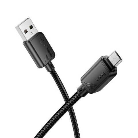 HOCO USB TO MICRO USB DATA CABLE 1m 2,4A X113 black