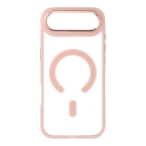 iS TPU MAG COLOR EDGE IPHONE 17 AIR trans pink backcover