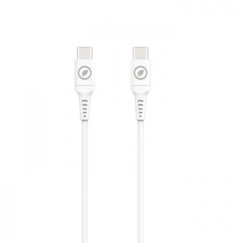 MUVIT FOR CHANGE DATA CABLE TYPE C TO TYPE C 2m white