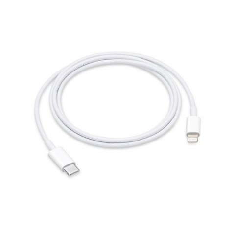 ORIGINAL APPLE DATA CABLE TYPE C TO LIGHTNING white 1m