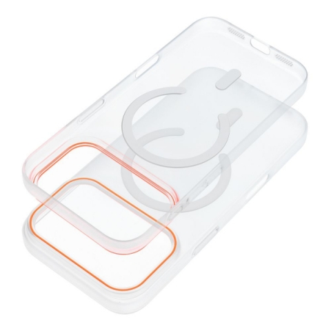 SENSO NEON MAG IPHONE 17 PRO orange/transparent backcover