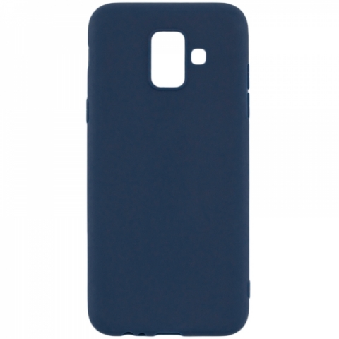 SENSO RUBBER SAMSUNG A6 PLUS 2018 blue backcover