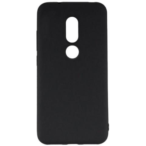SENSO SOFT TOUCH NOKIA X6 black backcover