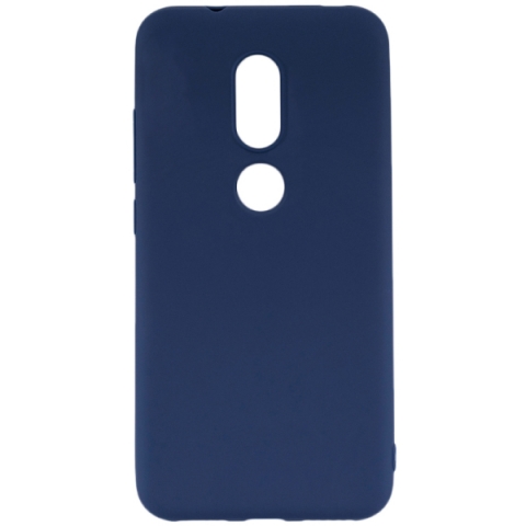SENSO SOFT TOUCH NOKIA X6 blue backcover