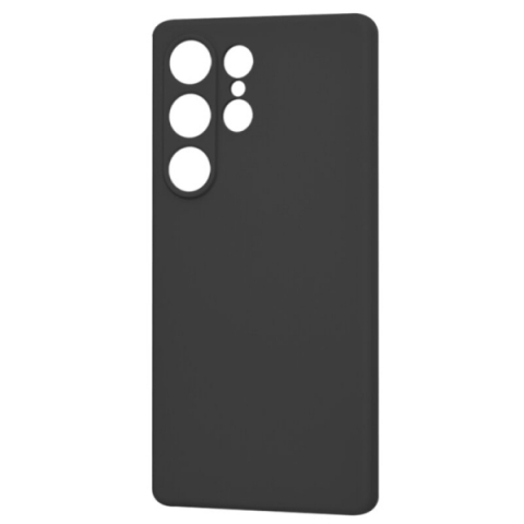 SILICONE BACK BOX SAMSUNG S25 ULTRA black backcover