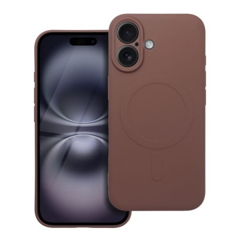 iS TPU SILICONE MAG IPHONE 17 brown backcover