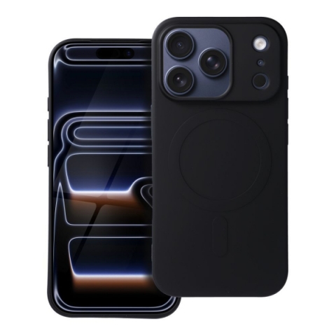 iS TPU SILICONE MAG IPHONE 17 PRO MAX (BIG HOLE) black backcover