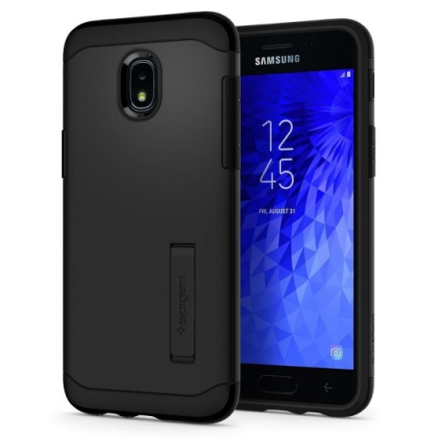 SPIGEN SLIM ARMOR SAMSUNG J3 2018 black backcover