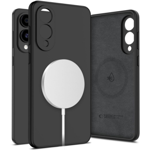 TECH-PROTECT LIQUID MAGSAFE CASE SAMSUNG S25 EDGE black backcover