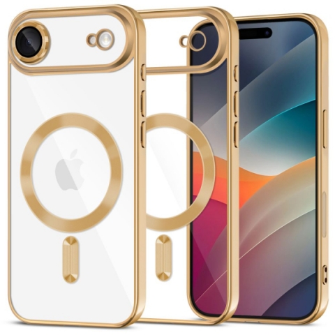 TECH-PROTECT MAGFLEX CASE IPHONE 17 AIR shiny gold backcover