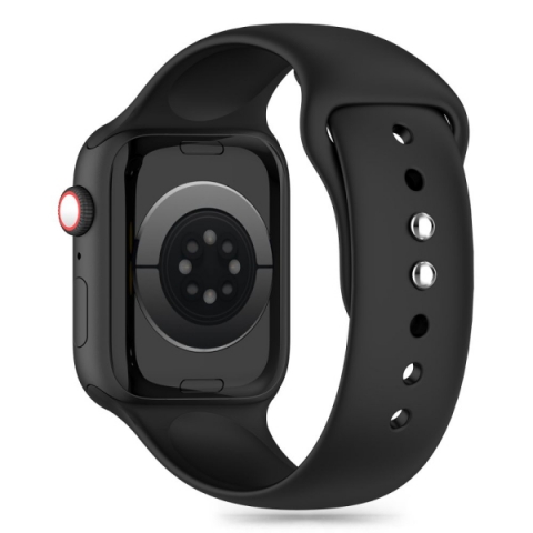 TECH-PROTECT REPLACMENT BAND SILICONE FOR APPLE WATCH 4 / 5 / 6 / 7 / 8 / 9 (38 / 40 / 41 MM) black